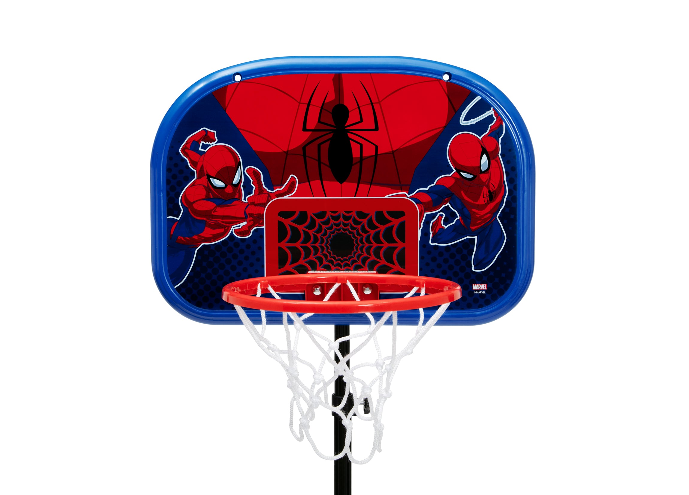 Spider-Man Basketball Hoop Set for Kids - Adjustable Height Indoor/Outdoor Toy for Boys & Girls - Perfect for Birthday Gifts & Backyard Play