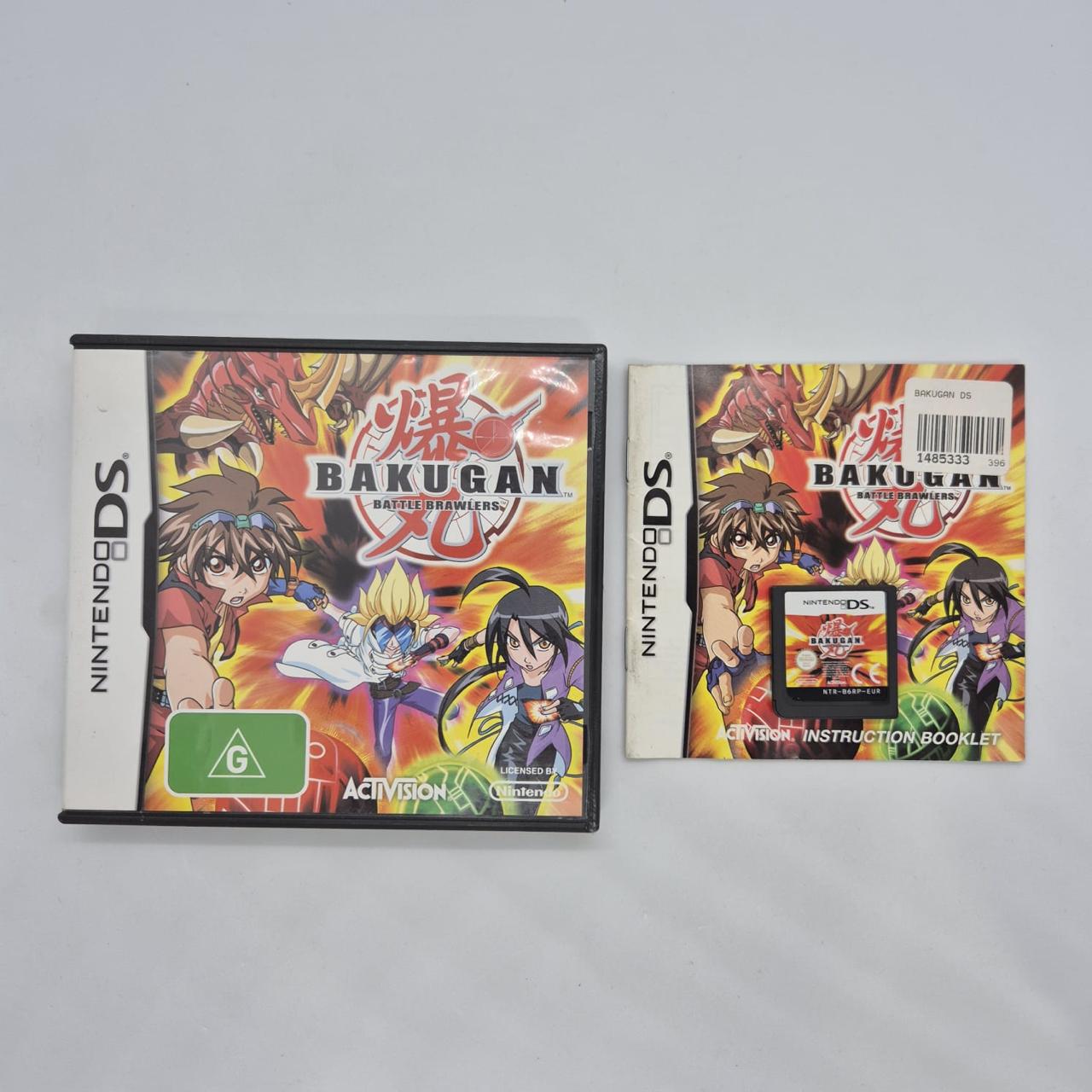 Bakugan Battle Brawlers Nintendo DS Game with Manual - Classic Anime Action RPG for Kids & Collectors - Perfect for Travel, Gifts & Retro Gaming Fun