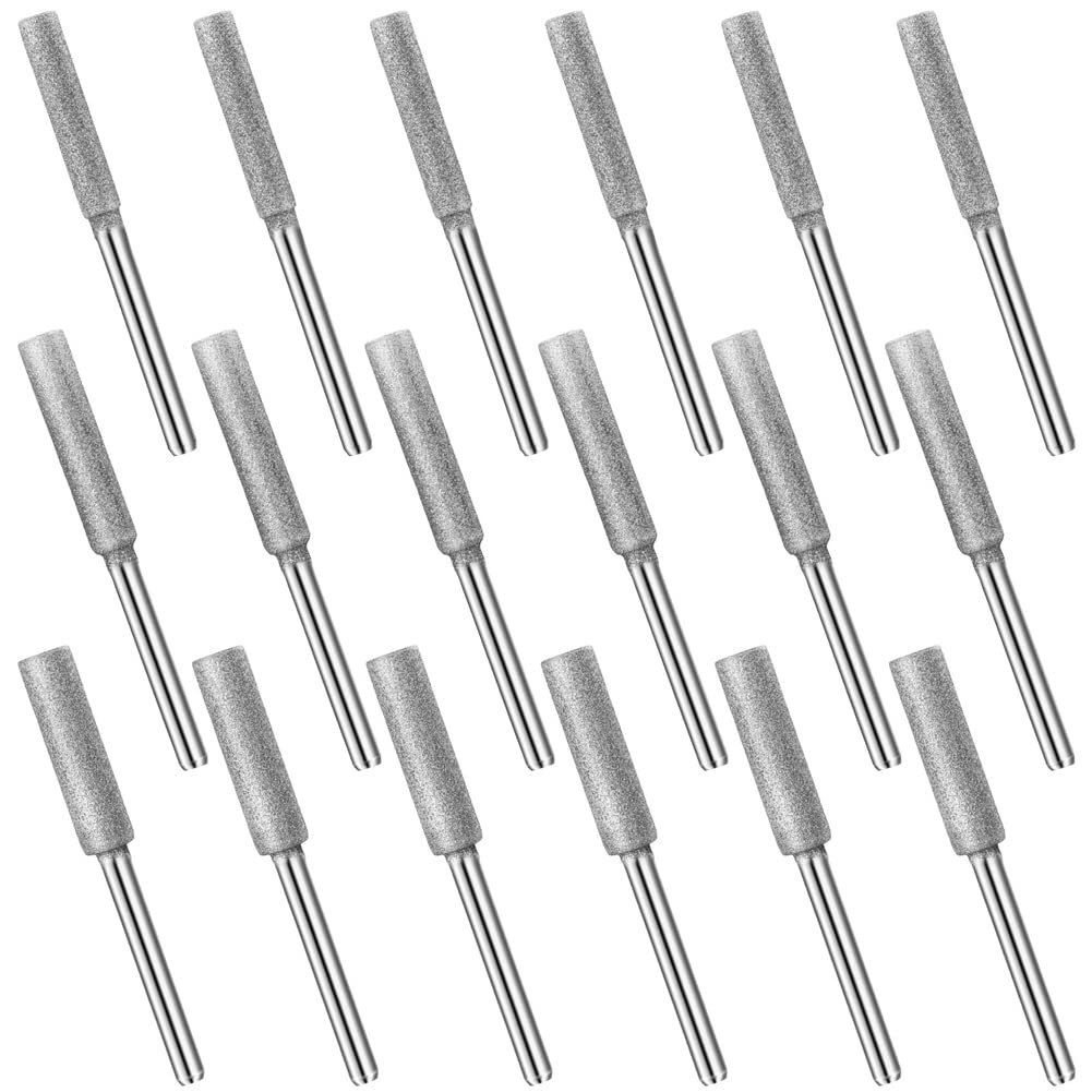 ENAMETHH 18Pcs Diamond Chainsaw Sharpener Kit for Wood & Stone Cutting