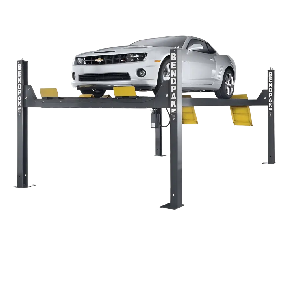 BendPak HDS-14 14,000 lbs Capacity 4-Post Car Lift for Auto Repair Shops & Home Garages - Standard Model 5175170