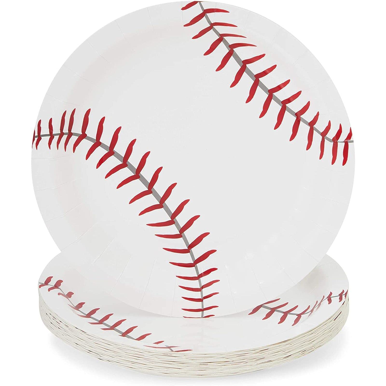 BLUE PANDA Baseball Birthday Party Supplies Set - 171 Piece Dinnerware & Banner Kit for 24 Guests | Perfect for Kids' Baseball Themed Parties, Team Celebrations & Sports Events