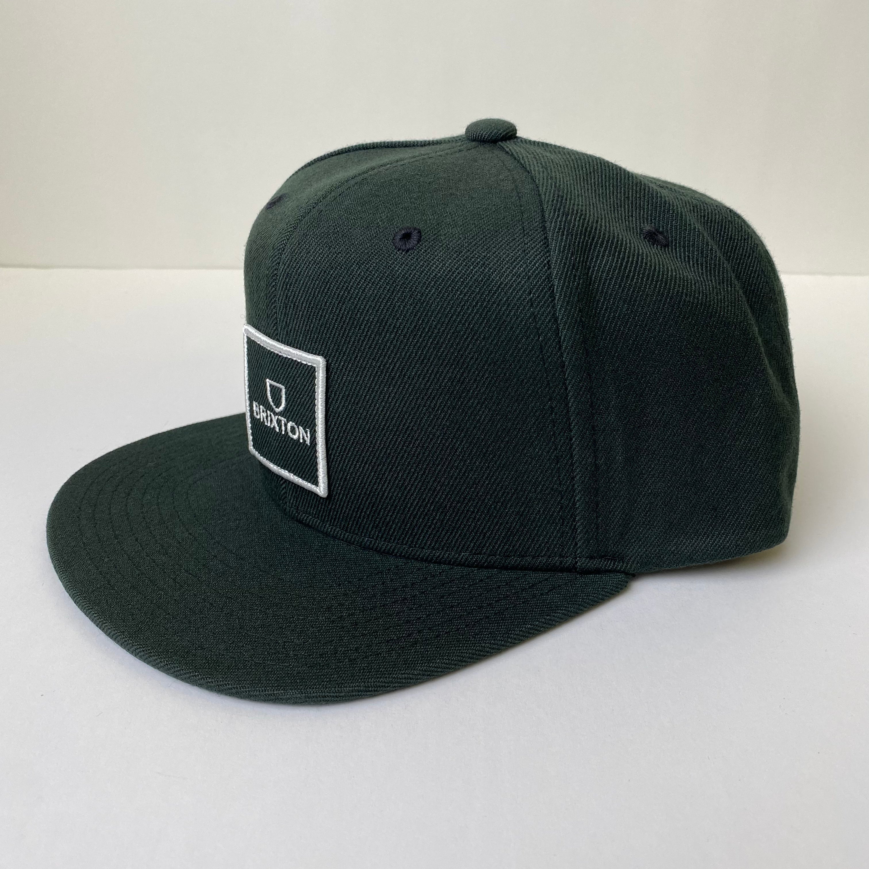BRIXTON Alpha Square Men's Snapback Hat - Adjustable Dad Cap for Casual & Streetwear Style - Perfect for Outdoor Activities, Sports, and Daily Fashion