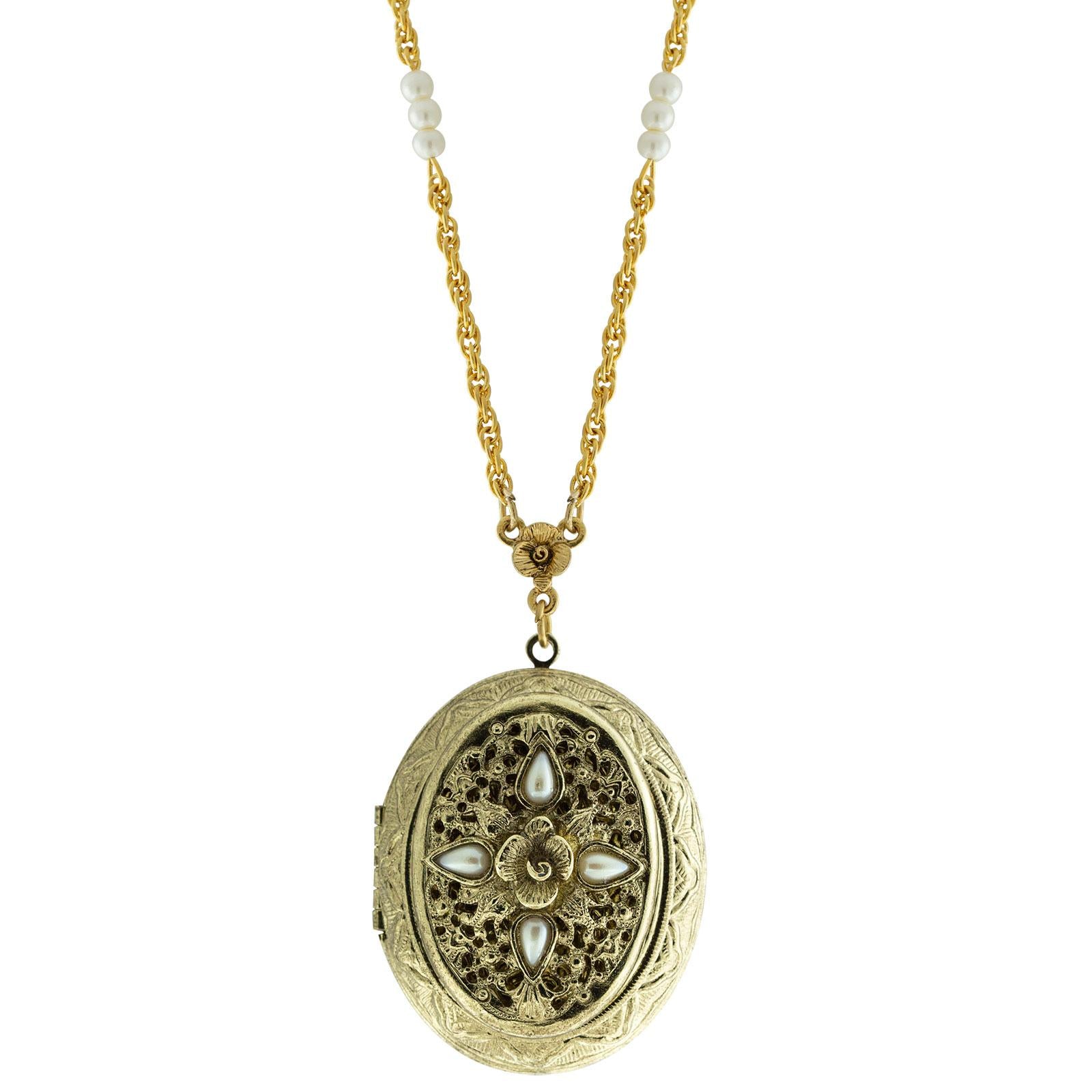 Gold Tone And White