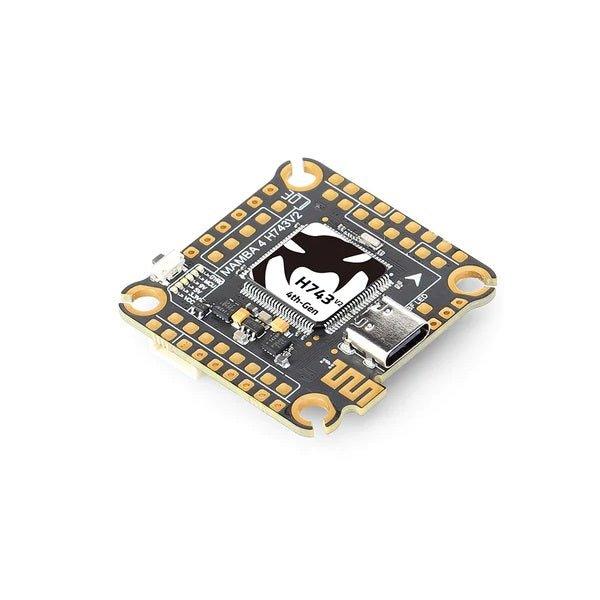 Diatone MAMBA MK4 H743 V2 Flight Controller with F65A 65A 3-6S BLHeli_32 ESC Stack - 30x30mm for FPV Drone Racing and Freestyle Flying