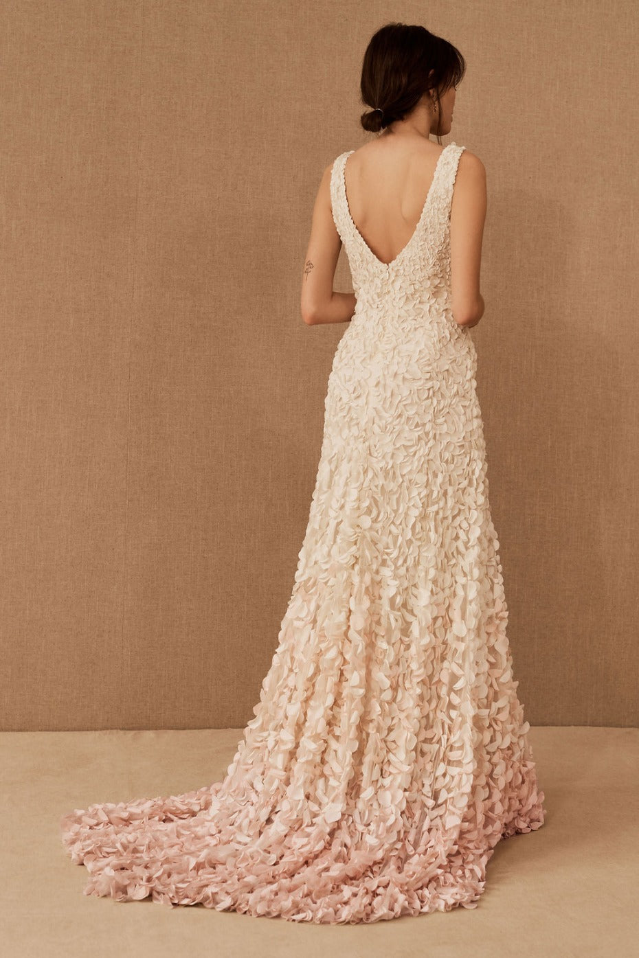 BHLDN Theia Emma Gown - Elegant Lace Wedding Dress with Long Sleeves for Brides | Perfect for Church Ceremonies & Formal Weddings