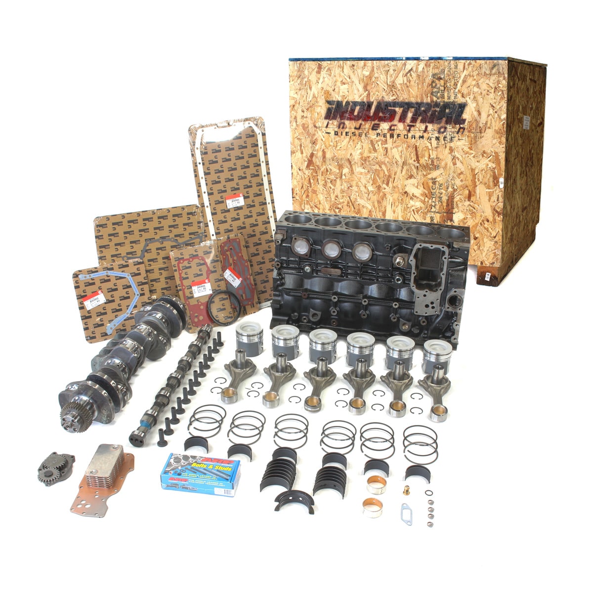 5.9 Cummins Premium Stock Plus Builder Box - High Performance Diesel Engine Upgrade Kit for Trucks & Off-Road Vehicles | Perfect for Towing, Hauling & Heavy-Duty Applications