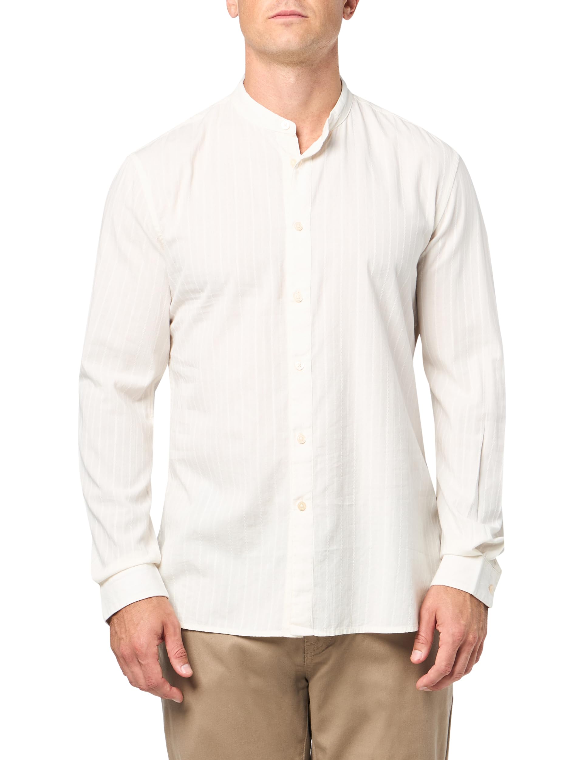 John Varvatos Men's Sean Shirt - Premium Slim Fit Button Down Dress Shirt for Business & Casual Wear | Office, Date Night & Special Occasions