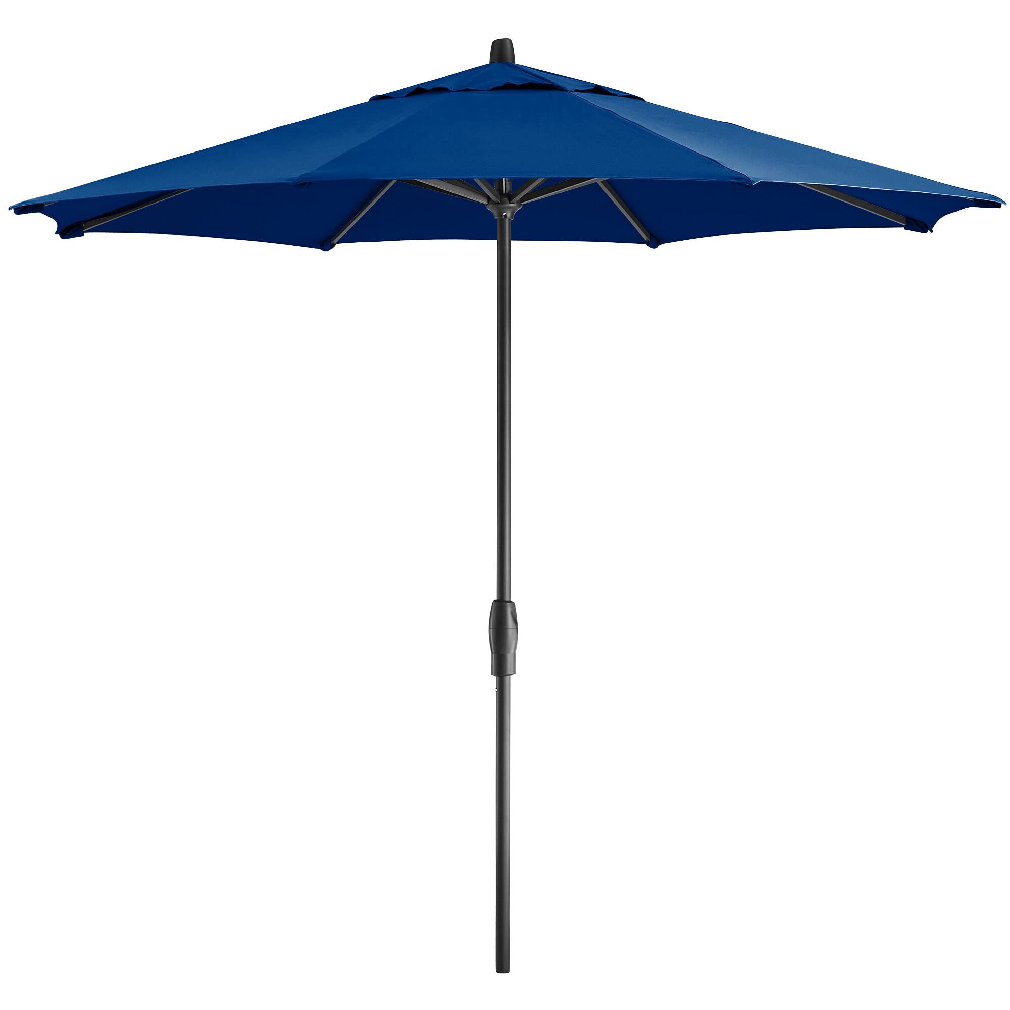 2 Pack Royal Blue 9ft Auto-Tilt Crank Lift Umbrella with 1.5