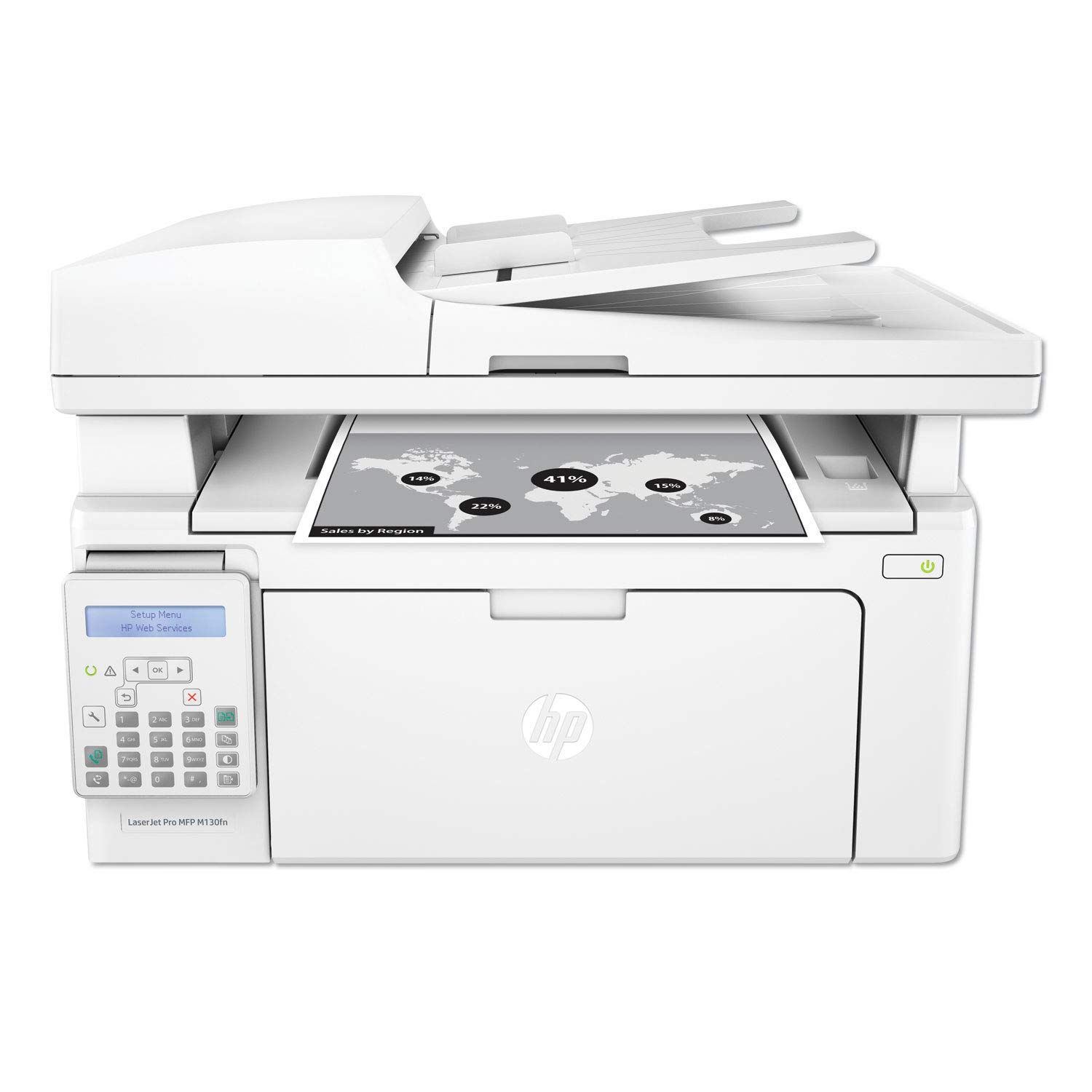 HP LaserJet Pro M130fn Wireless All-in-One Laser Printer with Copy, Scan, Fax - Fast Printing for Home & Office Use