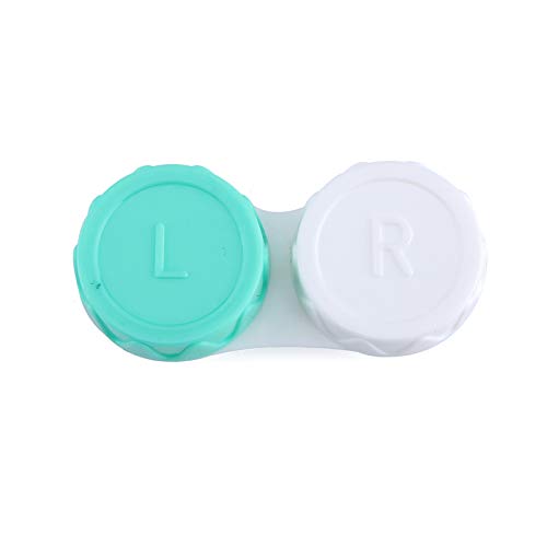 Double Layer Storage Box for Glasses & Contact Lenses - Cosmetic Organizer Case with Mirror | Beauty Tools for Women | Perfect for Travel, Home & Office Organization