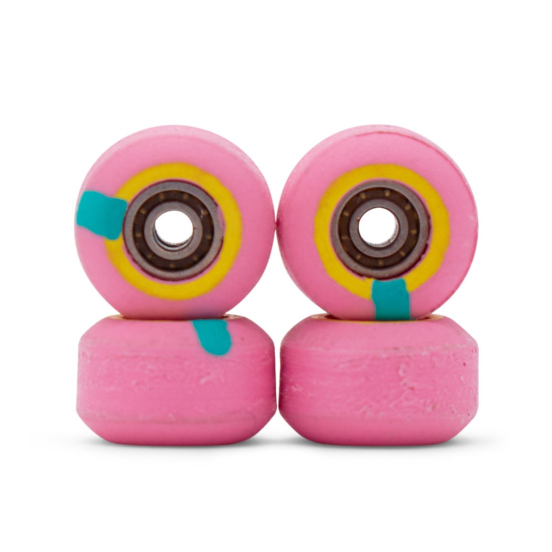 Yellowood Y3 Fingerboard Wheels - DualP Bearing Tech Skateboard Wheels for Professional Fingerboarding - Perfect for Tricks, Stunts & Competitive Play