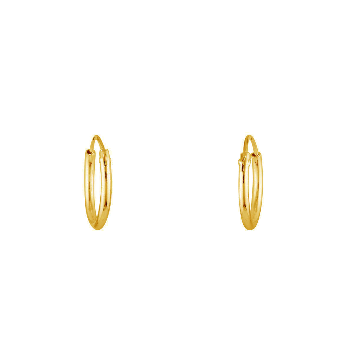 14K Gold Sleeper Hoop Earrings for Women - Hypoallergenic & Comfortable for Everyday Wear | Perfect for Gifts, Work & Special Occasions