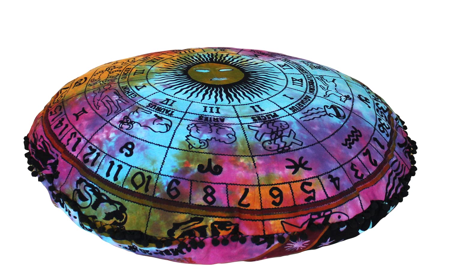 Hippie Mandala Floor Pillow Cover - 32