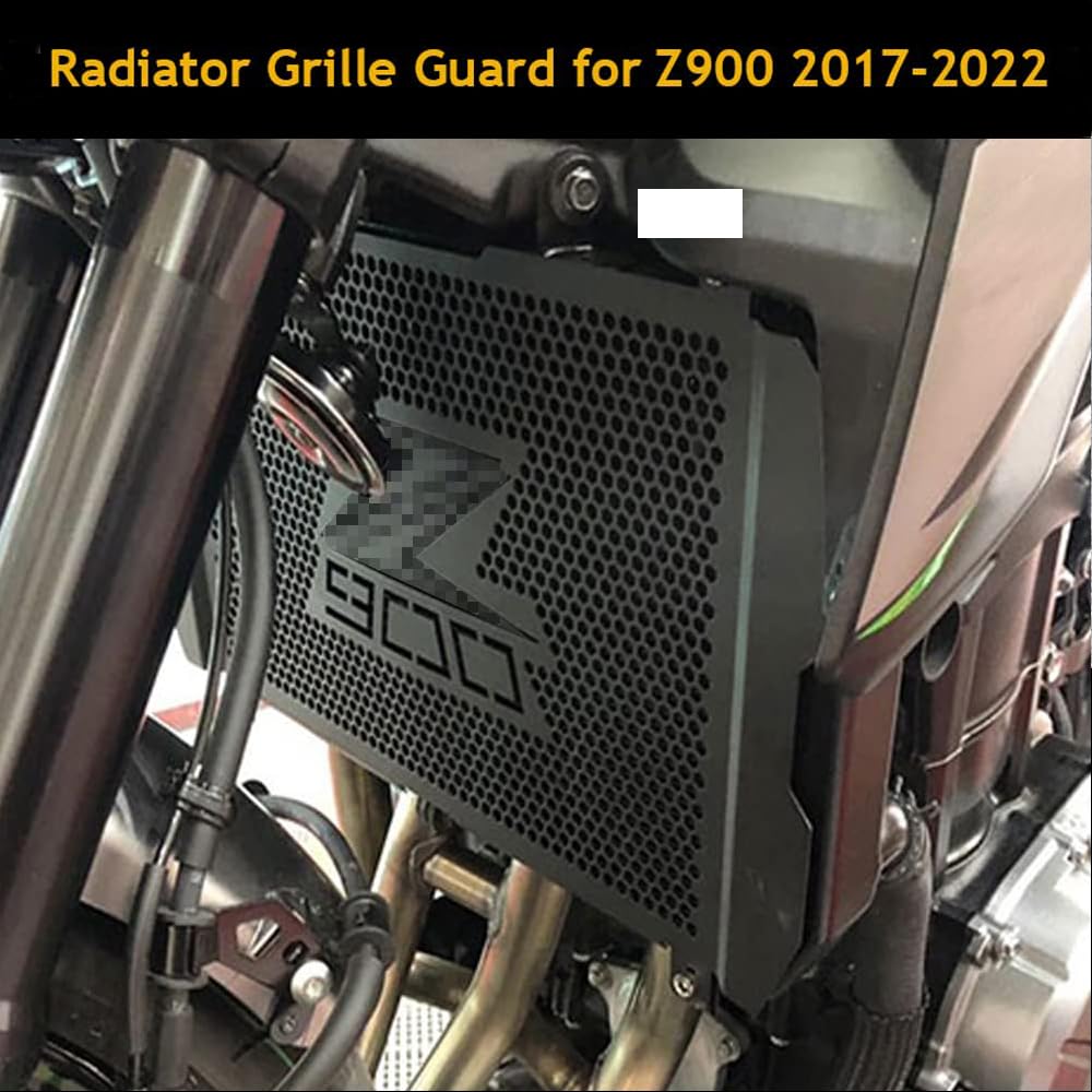 Kawasaki Z900 Motorcycle Radiator Grille Guard Cover - Durable Protection for Z900 Models (2017-2023) - Perfect for Off-Road, Commuting & Performance Riding