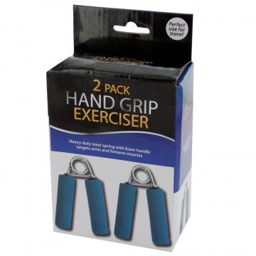 2-Pack Hand Grip Strengthener Set - Adjustable Resistance Finger Exercise Trainer for Hand Therapy, Arthritis, Piano Players & Rock Climbers - Improve Grip Strength & Reduce Pain at Home or Gym
