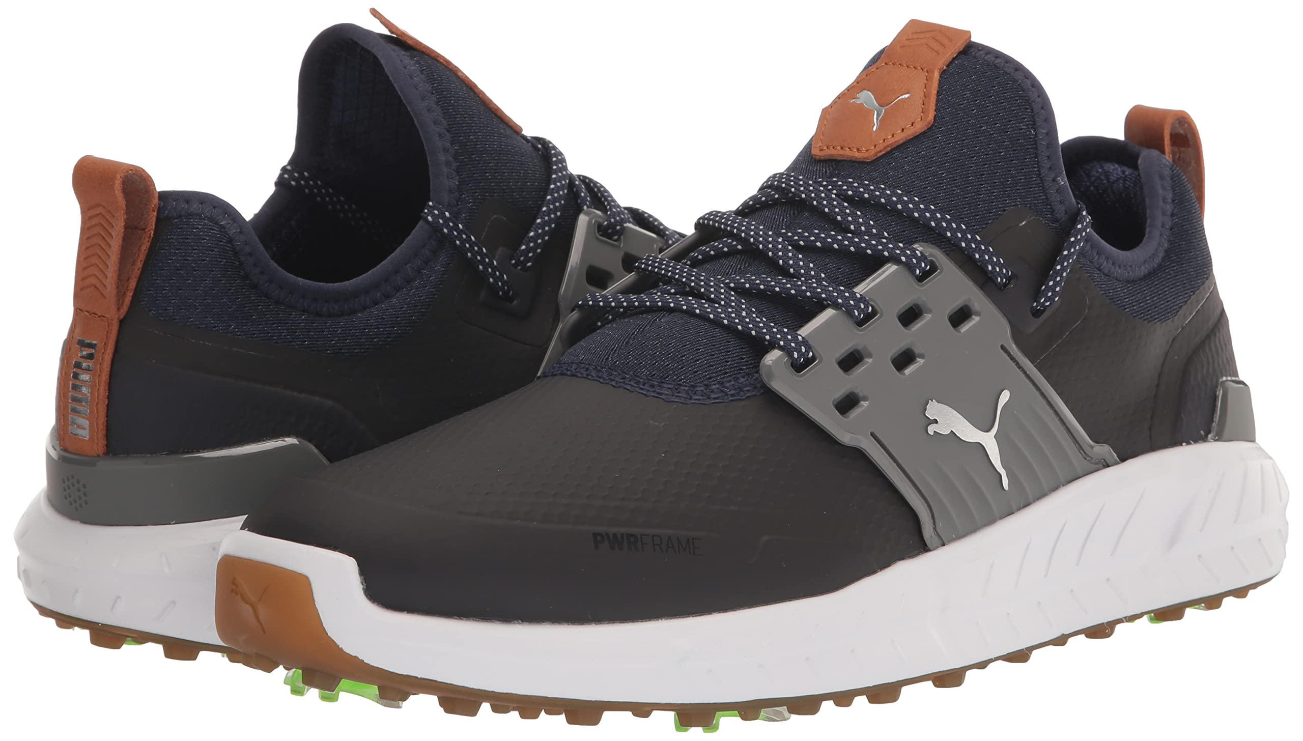 PUMA Men's Ignite Articulate Golf Shoes - Lightweight & Waterproof Spiked Golf Shoes for Men - Perfect for Golfing, Walking & Outdoor Sports