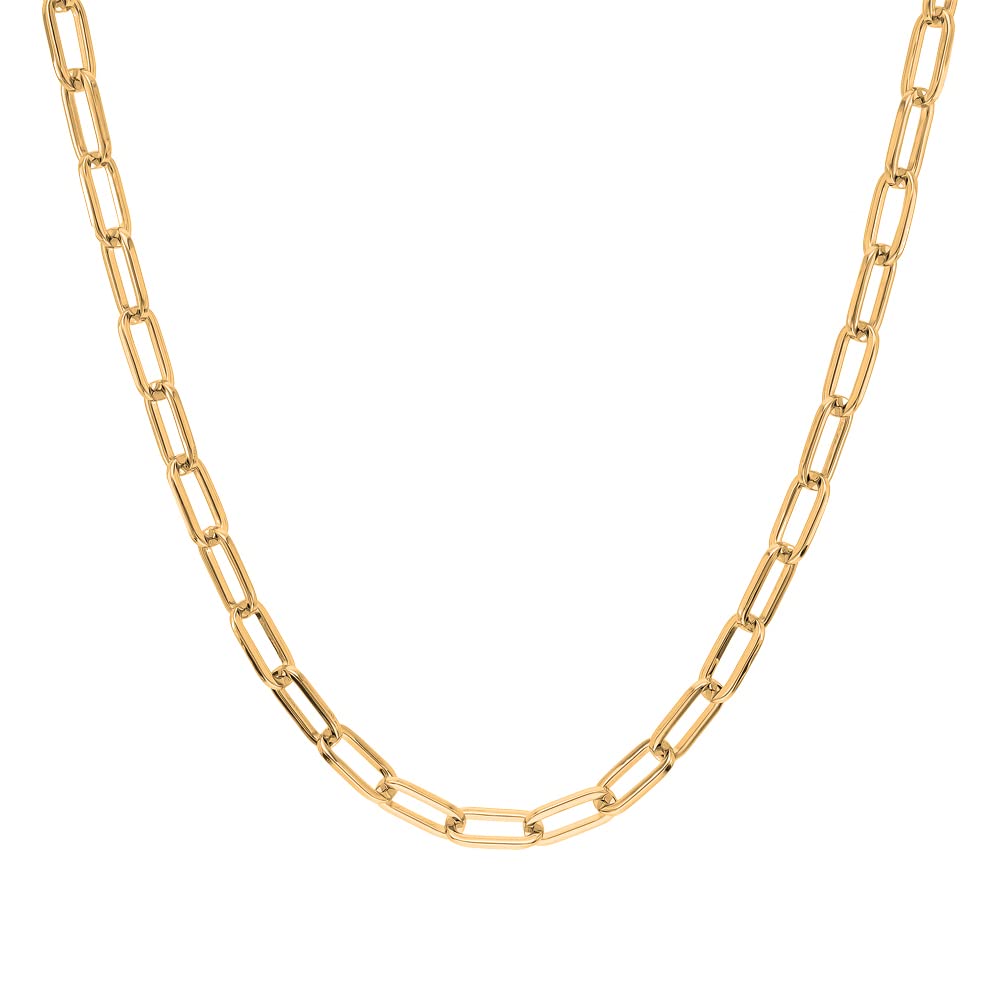 Savlano 925 Sterling Silver 6mm Solid Italian Diamond Cut Paperclip Link Chain Necklace for Women & Men - Elegant Unisex Jewelry Gift with Gift Box - Made in Italy - Perfect for Daily Wear, Special Occasions & Gifting