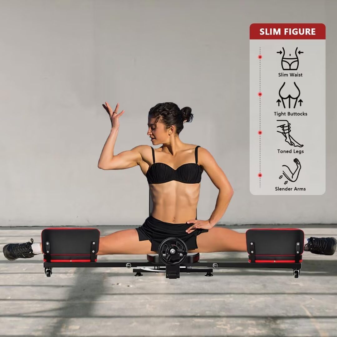 300 LBS Leg Stretcher - Professional Split Machine for Flexibility Training Up to 230° | Home Gym Equipment for Adults & Kids | Perfect for Dance, Yoga, Martial Arts & Fitness