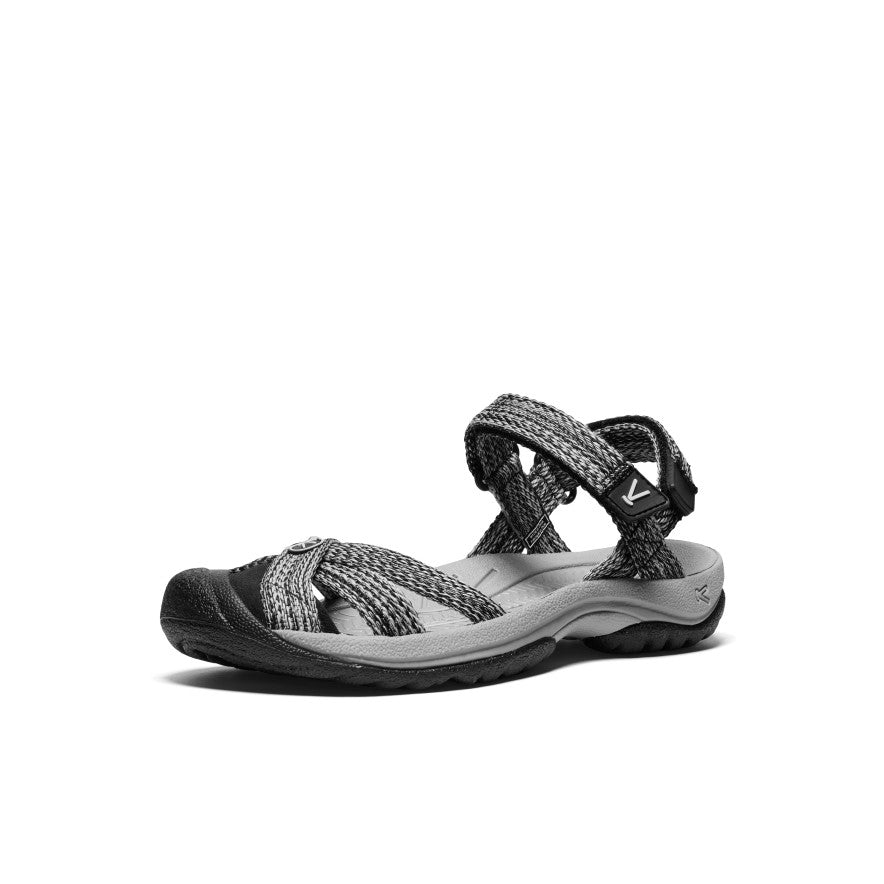 Women's Comfortable Bali Strap Sandal - Adjustable Alloy Buckle & Black Leather | Perfect for Beach, Vacation & Summer Outfits