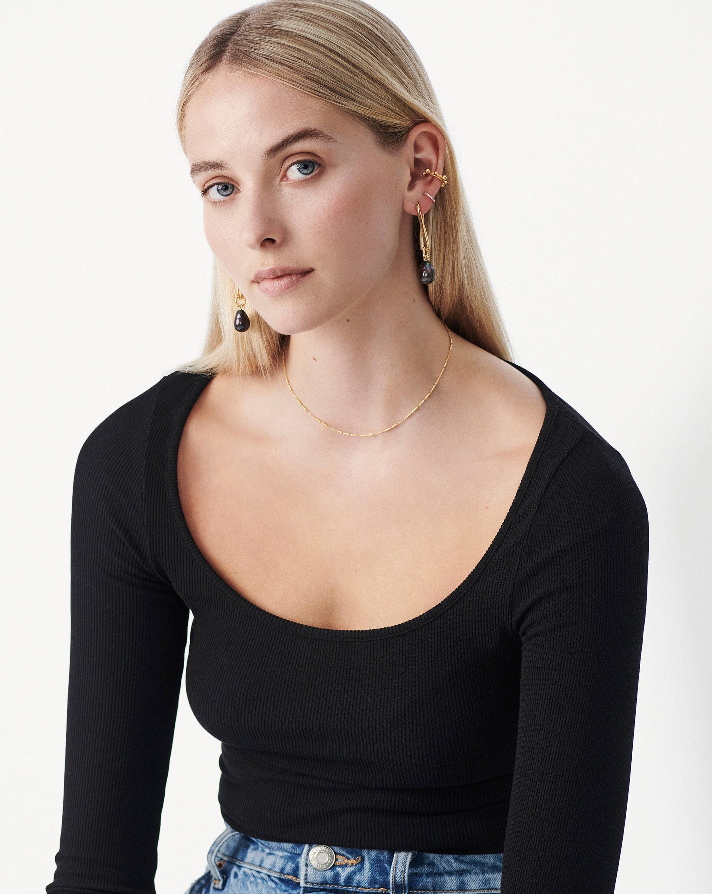 Vervelle Chain Choker Necklace - Dainty Gold Layering Choker for Women | Perfect for Everyday Wear, Date Nights & Special Occasions