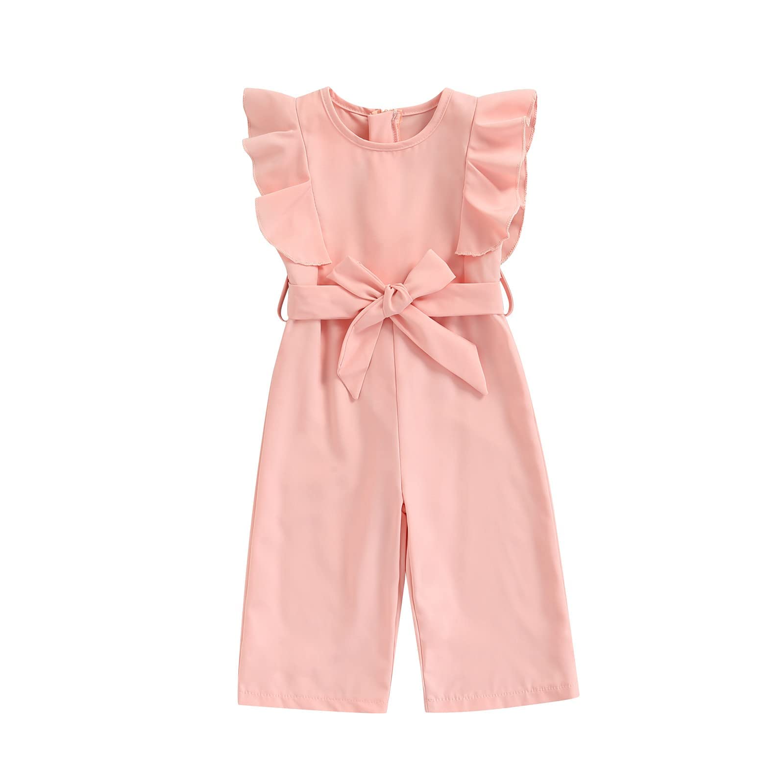 Meihuida Toddler Jumpsuit - Baby Girl Sleeveless Floral Romper for Summer | Soft Cotton Playwear for Outdoor Activities & Beach Vacations