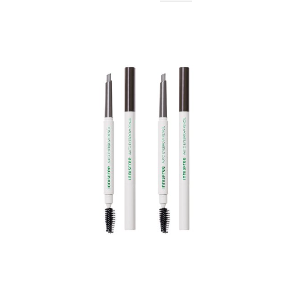 Innisfree Auto Eyebrow Pencil - Waterproof & Long-Lasting Eyebrow Makeup for Natural Look - Perfect for Daily Use, Travel & Professional Makeup Kits