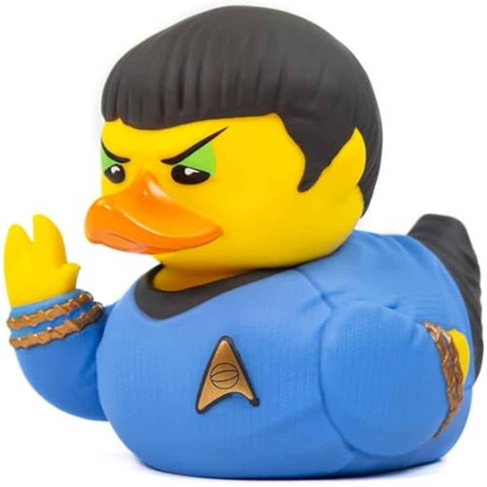 Official Star Trek TUBBZ Spock Collectible Vinyl Rubber Duck Figure - Boxed Edition - Perfect Gift for Trekkies, TV & Movie Fans - Great for Display, Collecting & Geek Decor