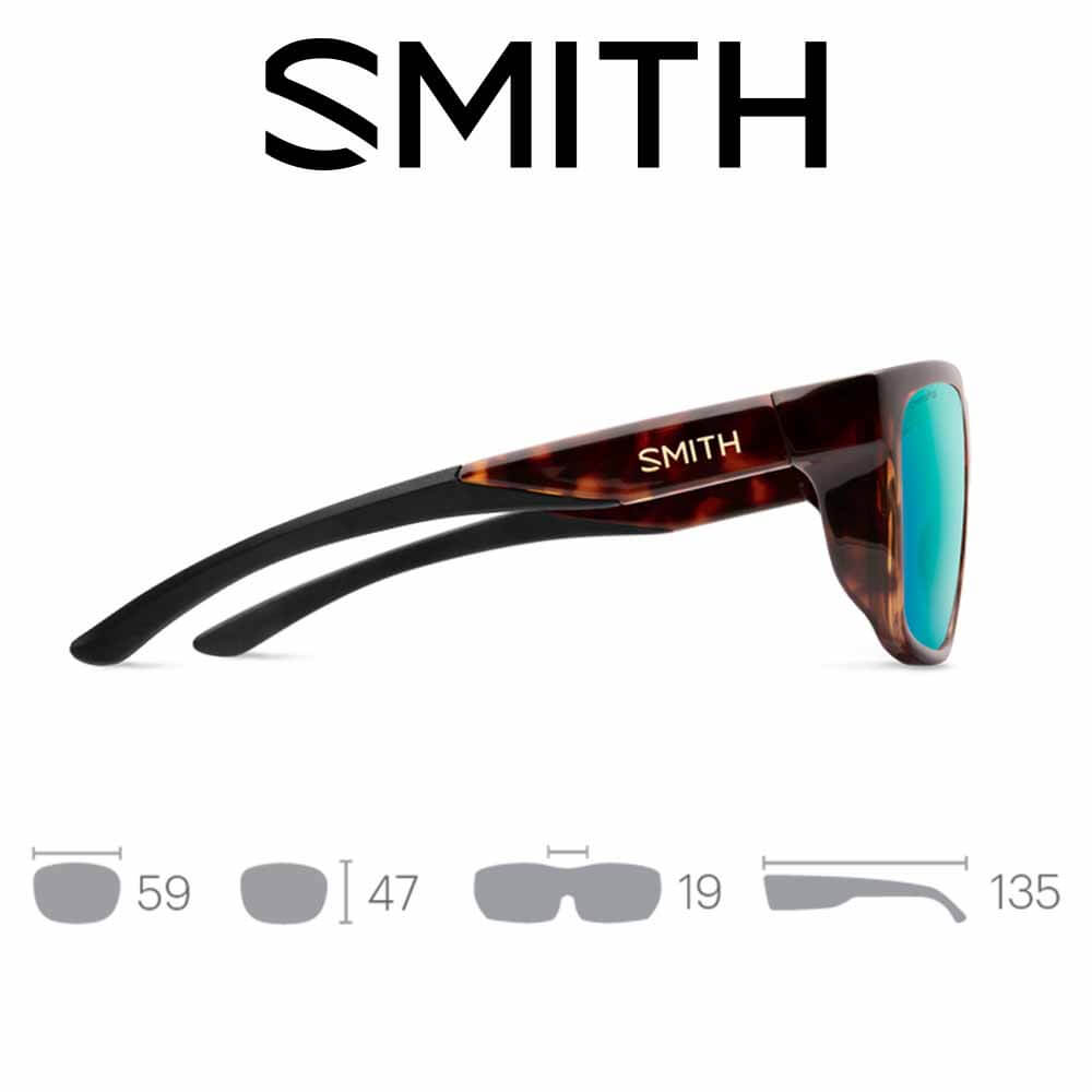 Smith Barra Polarized Sunglasses for Men & Women - UV Protection, Lightweight & Stylish - Perfect for Driving, Running, Beach & Outdoor Activities