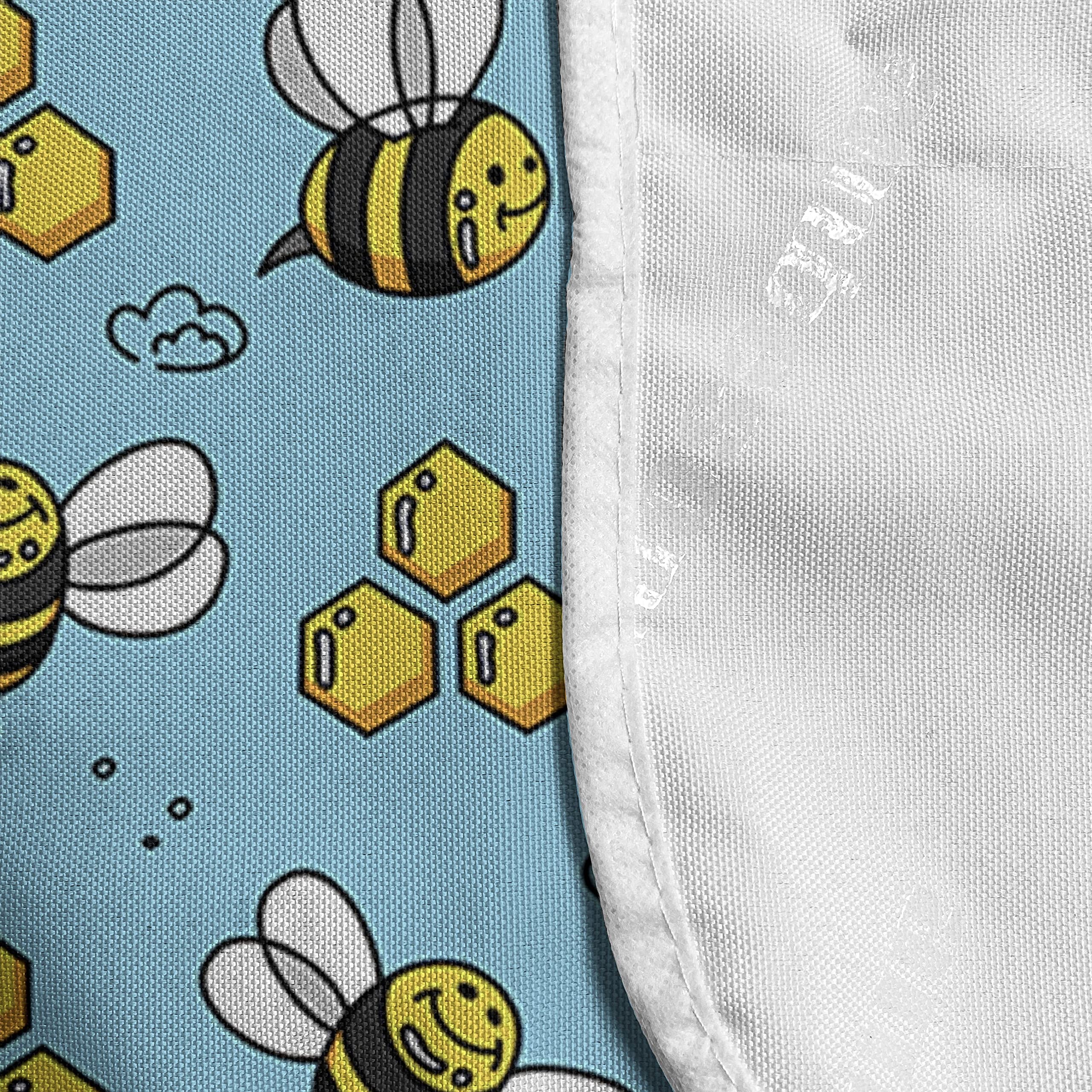 Ambesonne Cartoon Microwave Cover - Waterproof Kitchen Organizer with Pockets, 36