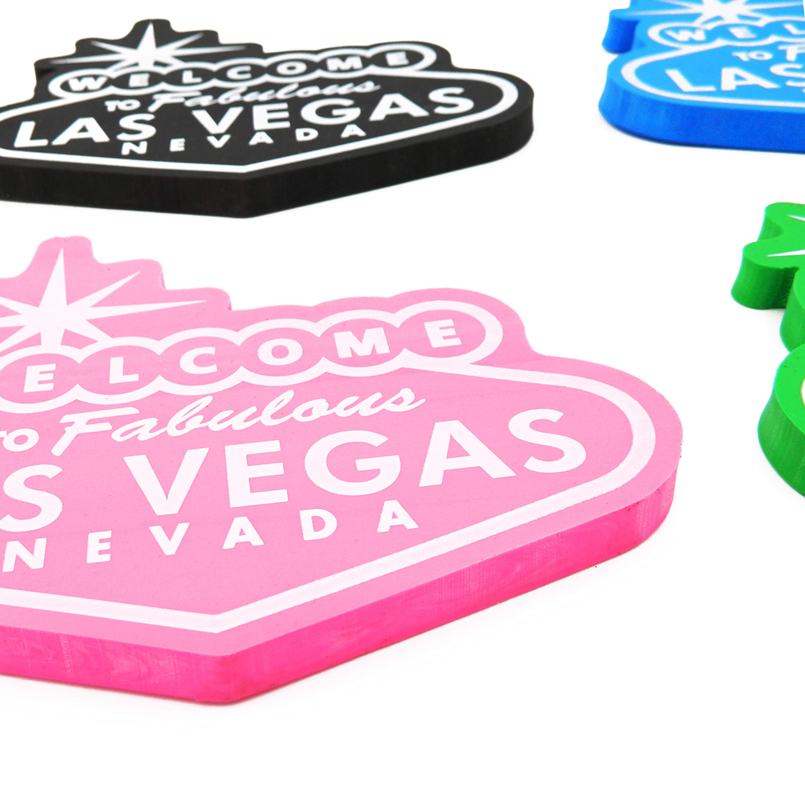 Rockin Gear Las Vegas Souvenir Jumbo Pencil Erasers - Pack of 12 Assorted Novelty Erasers with Vegas Sign Design | Perfect for Office Supplies, School Gifts & Travel Keepsakes