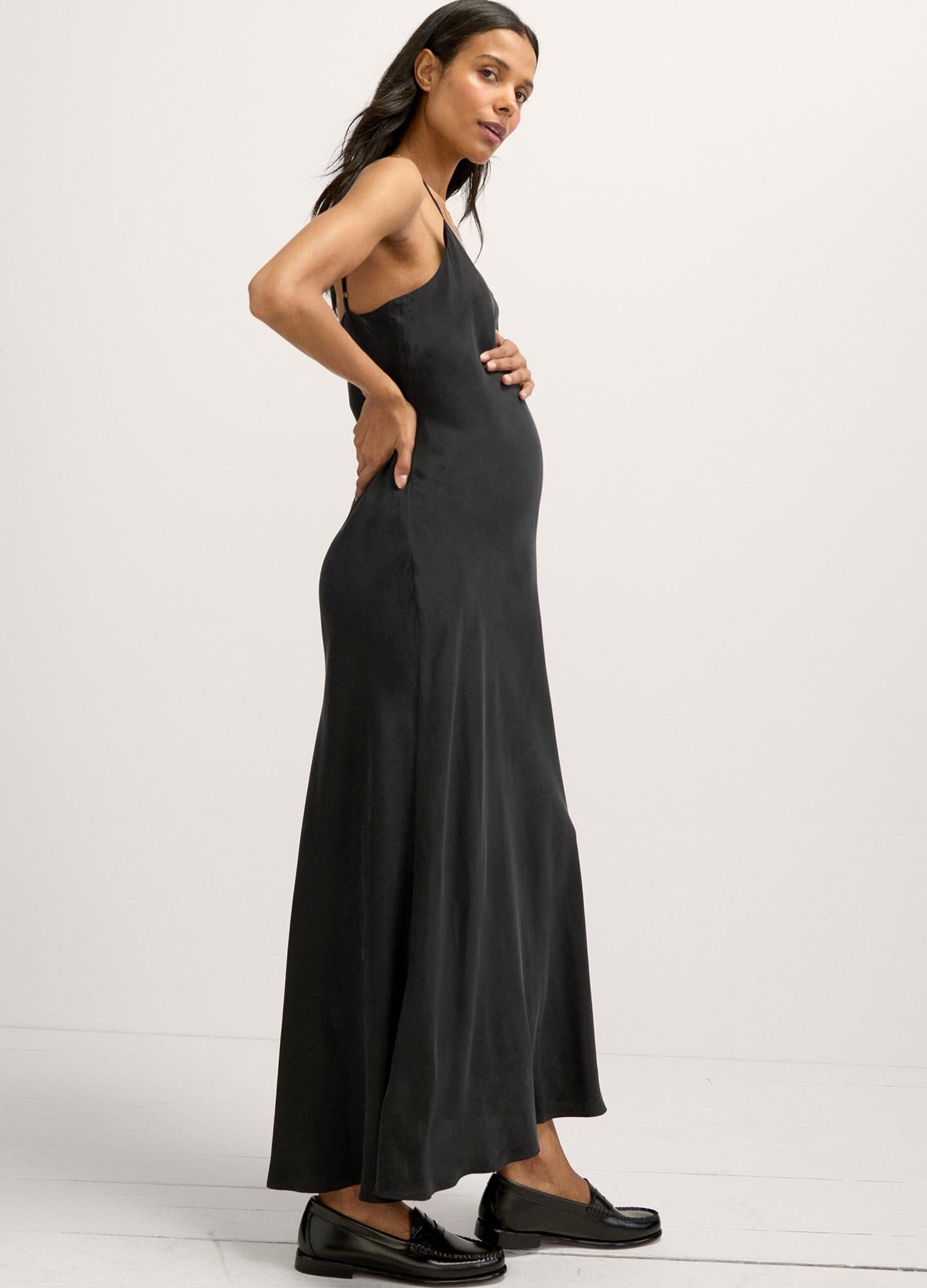Ricky Slip Dress - Women's Elegant Satin Nightgown & Loungewear for Sleep, Date Night & Home Relaxation