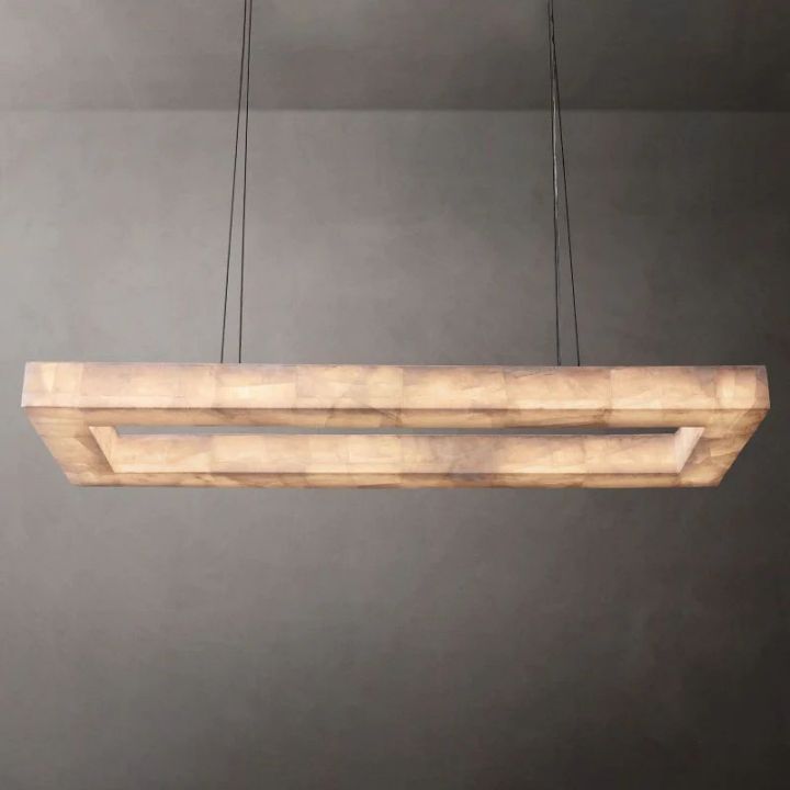 Derive Rectangular Calcite Chandelier 54