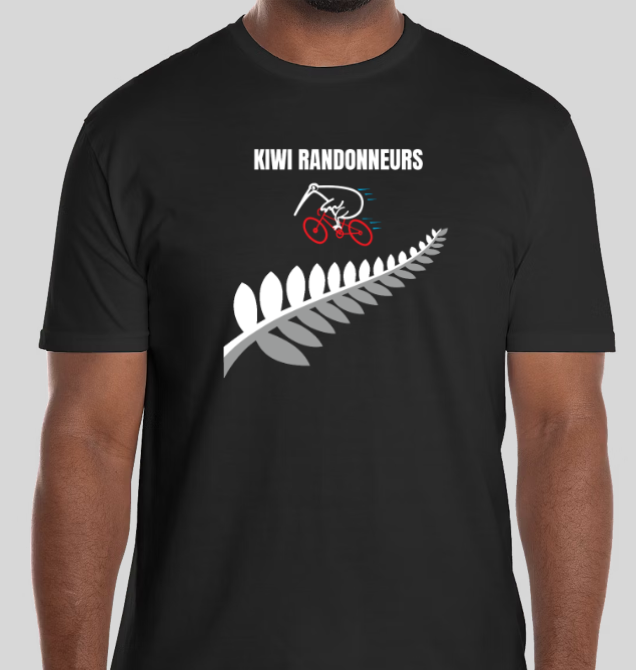 Kiwi Randonneurs Men's Cotton T-Shirt - Soft Breathable Casual Tee for Cycling, Travel & Everyday Wear
