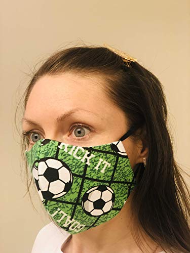 Custom Face Mask for Women & Men - Breathable Cotton Washable Reusable Dust Protection - Made in USA - Perfect for Travel, Work & Daily Hygiene Protection