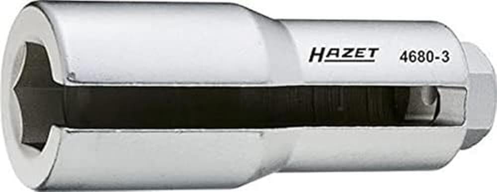 Hazet 4680-3 Oxygen Sensor Socket Wrench - Professional Lambda Probe Removal Tool for Automotive Repair & Maintenance
