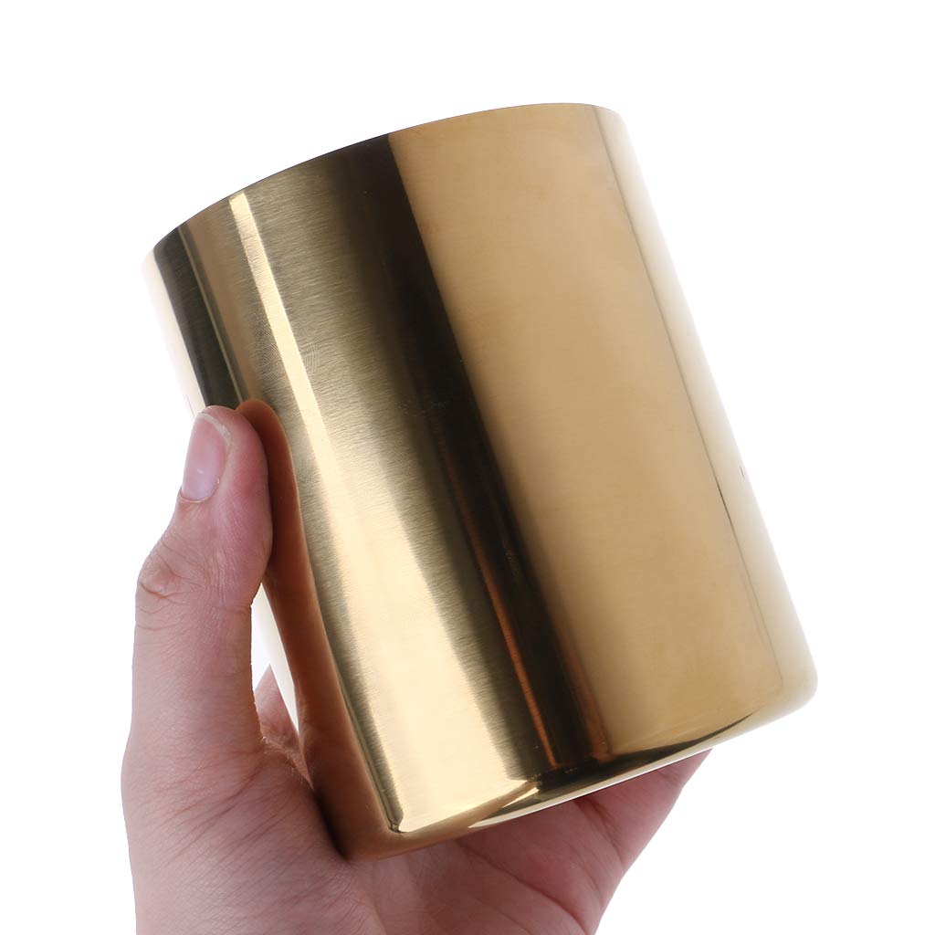 Golden Pen Holder & Pencil Organizer - Elegant Desk Storage for Home Office, School, and Workspace Decor - Perfect for Writers, Students & Professionals