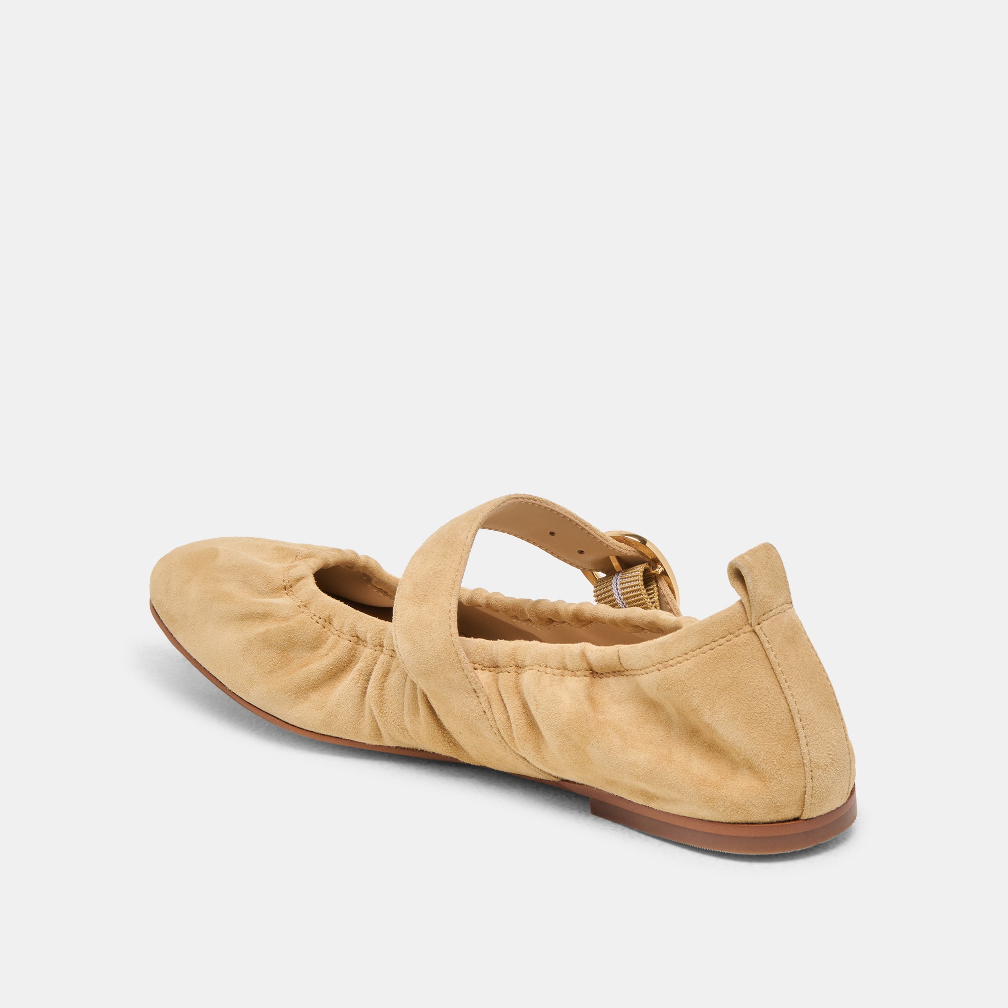 CAELY Women's Honey Suede Ballet Flats - Comfortable & Stylish Shoes for Work, Casual Wear & Travel