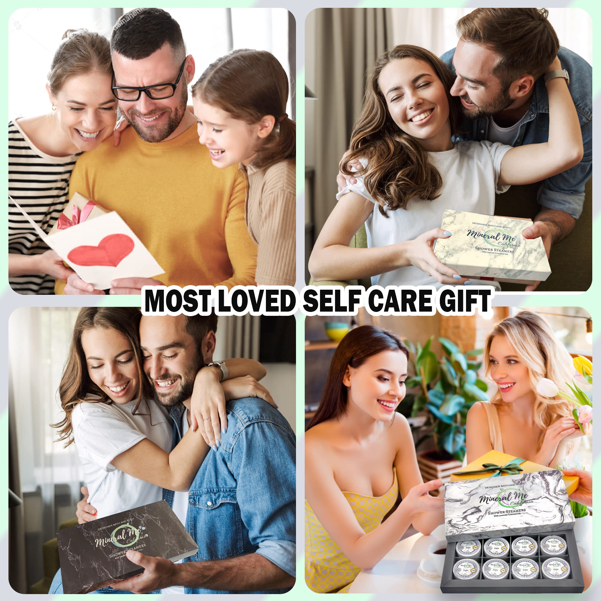 Lavender Shower Steamers with Organic Essential Oils - Aromatherapy Shower Melts for Relaxation & Spa Experience - Perfect for Stress Relief, Self Care & Easter Gifts for Women & Men - Use in Bathroom for Steam Vapor Therapy & Home Spa Day