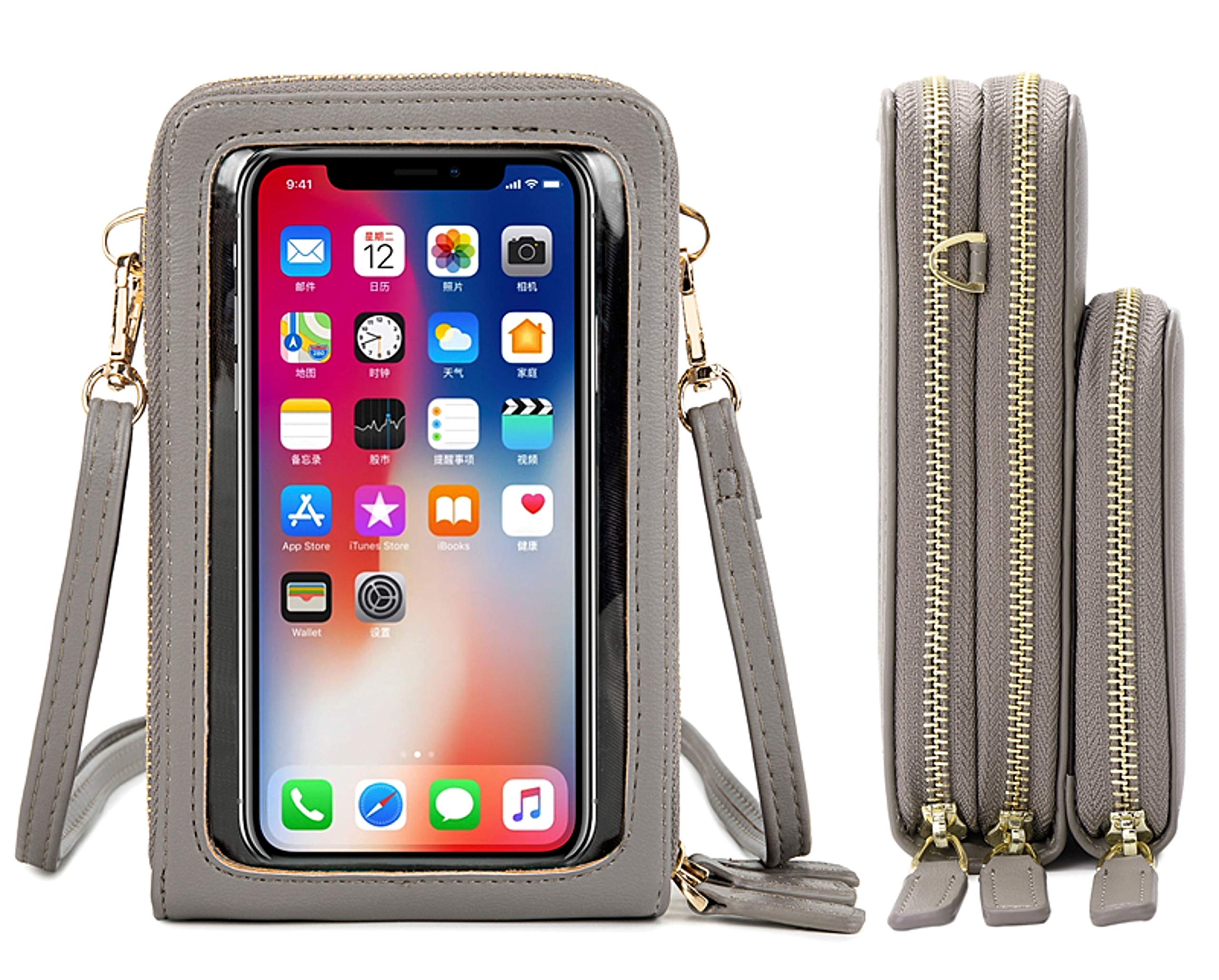 Stylish Small Crossbody Phone Bag for Women & Girls - RFID Blocking Shoulder Purse with Card Holder - Perfect for Travel, Shopping & Daily Use