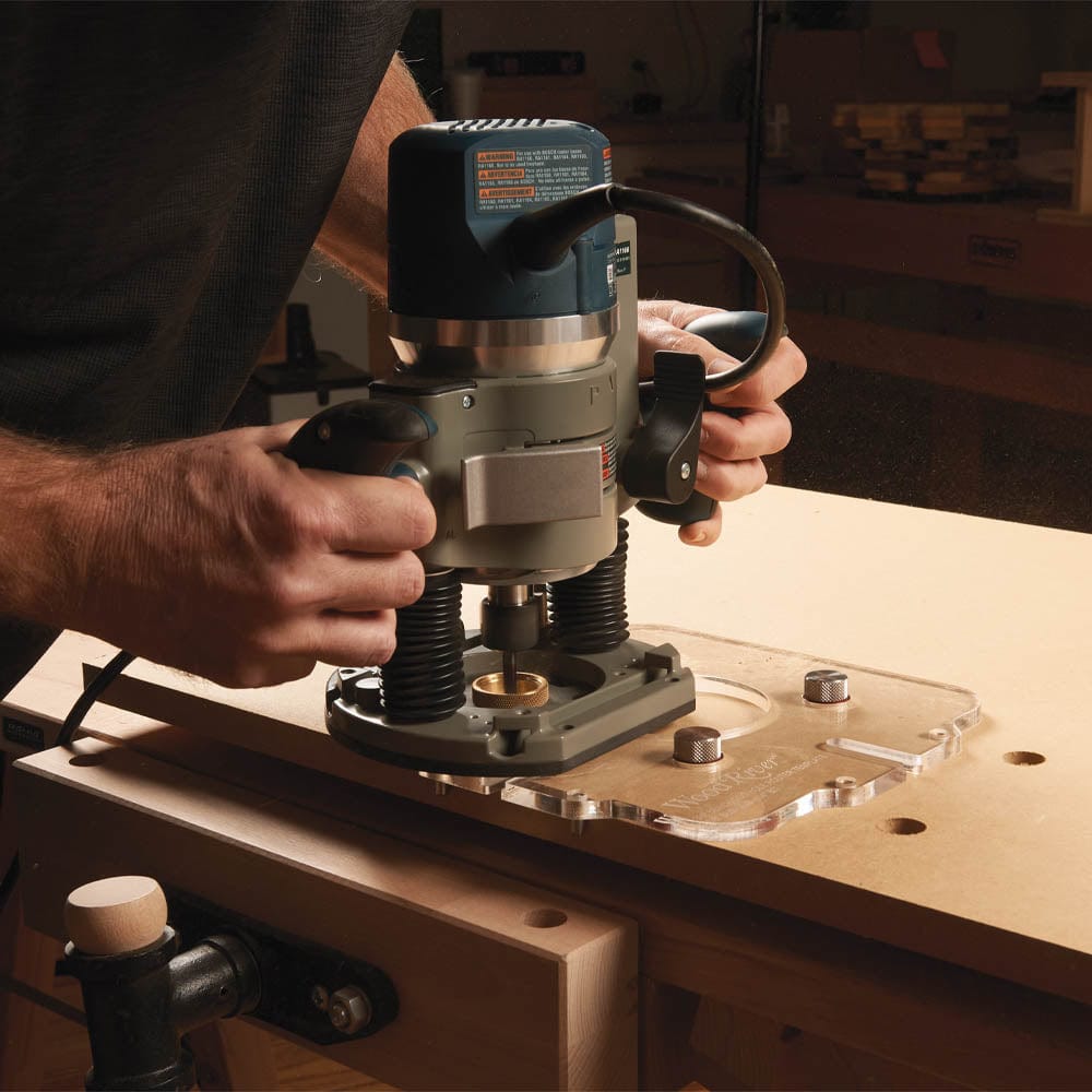 3/4 Inch Bench Dog Hole Router Template Guide - Perfect for Woodworking, DIY Projects & Cabinet Making - Ideal for Workbench, Joinery & Precision Routing