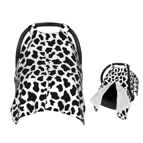 Black And White Milk Cow Skin Pattern