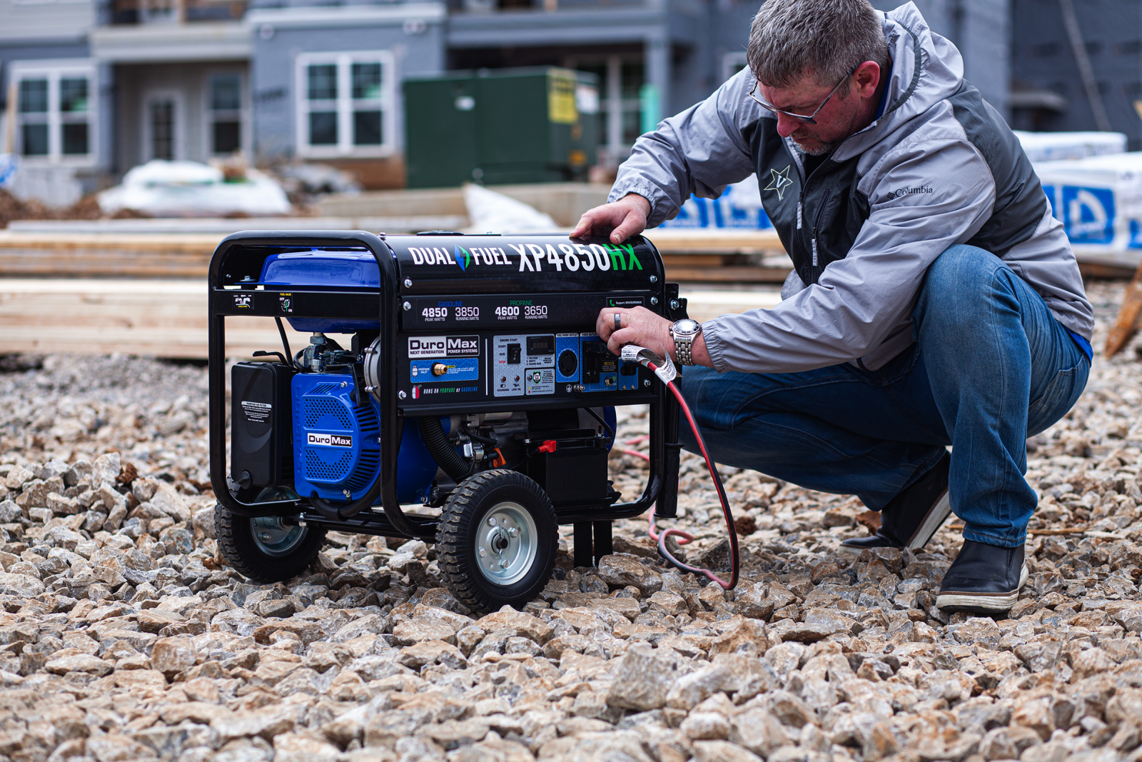 8500W Dual Fuel Portable Inverter Generator with CO Alert - Reliable Power for Camping, RV Trips & Emergency Backup