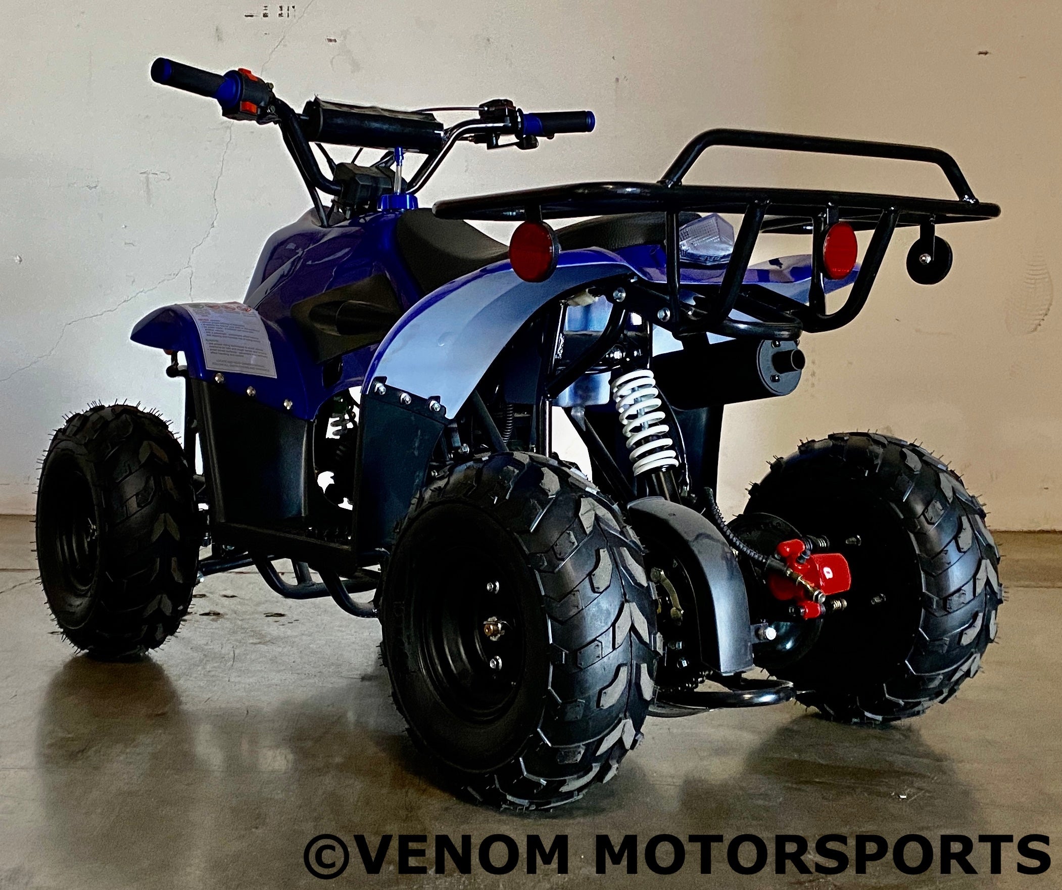 Venom Moccasin 110cc ATV - Fully Automatic Gas-Powered Quad Bike for Adults & Teens - Perfect for Off-Road Trail Riding, Farm Work & Backyard Fun