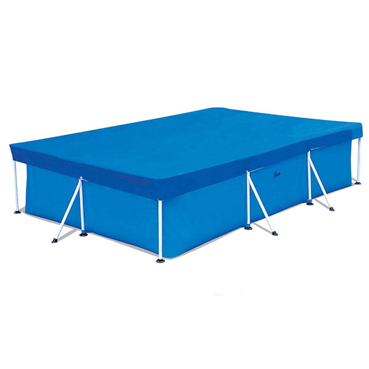 GAX 7/8/10/13 Ft Rectangle Swimming Pool Cover - Thickened PE Material with UV Protection & Dustproof Design | Portable Pool Cover Protector for Outdoor Inflatable Pools (7ft) | Perfect for Backyard, Patio & Summer Pool Maintenance