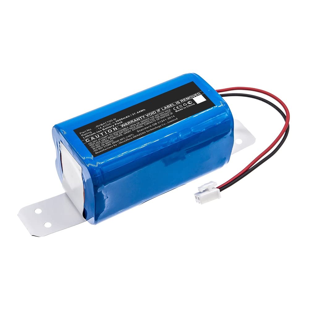 Synergy Digital Shark RVBAT700-N Replacement Vacuum Cleaner Battery - 14.4V 2600mAh Li-ion Battery for Shark Cordless Vacuums | Perfect for Home Cleaning & Pet Hair Removal
