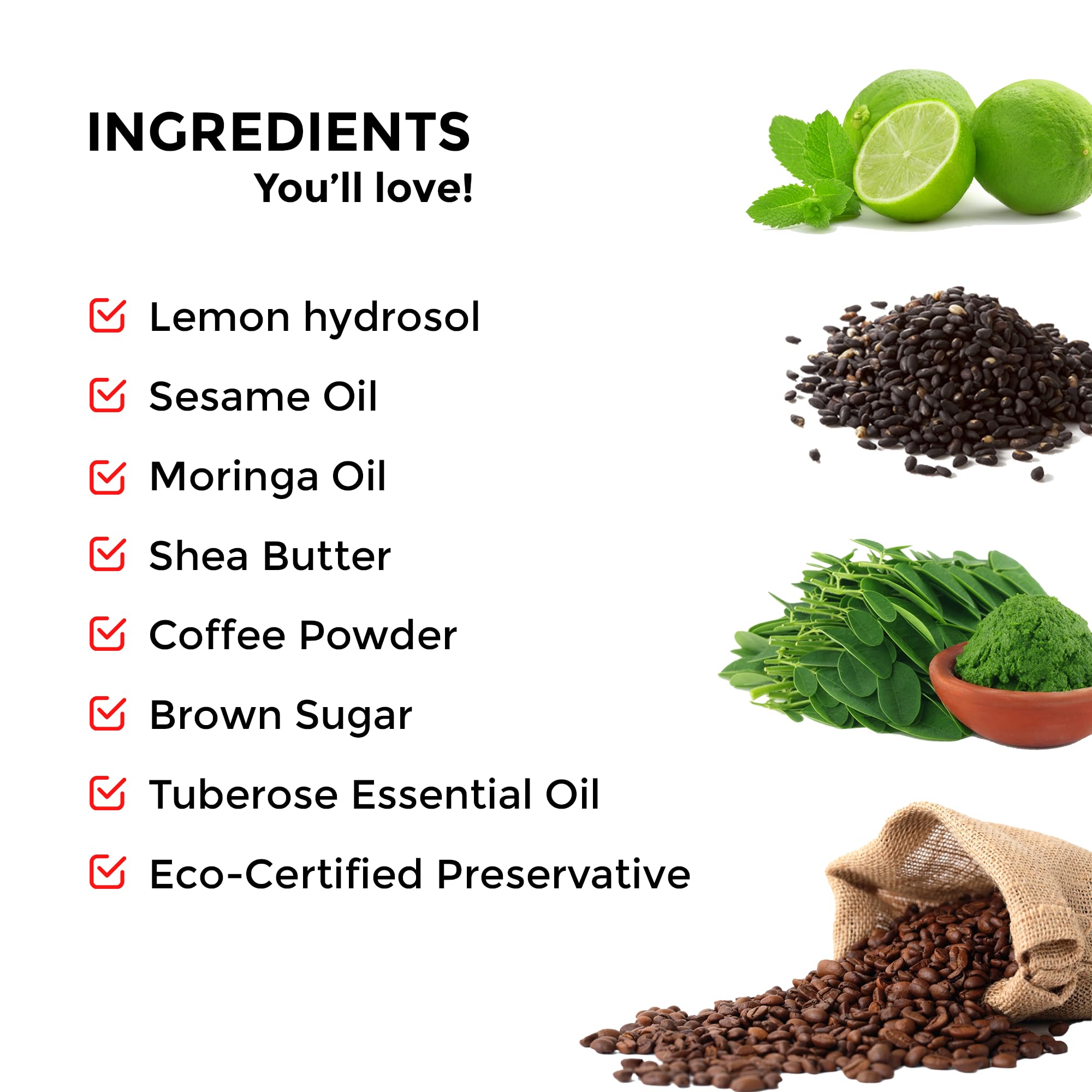 MY MONDAY | 100% Ayurvedic Robusta Coffee Face Scrub - Exfoliates Dead Skin Cells & Softens Skin | 50ml | Perfect for Morning Skincare Routine & Spa Day at Home