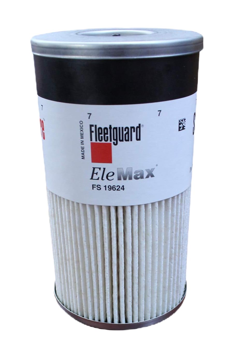 Fleetguard Cummins FS19624 Fuel Filter & Water Separator - Heavy Duty Diesel Engine Replacement for Trucks & RVs