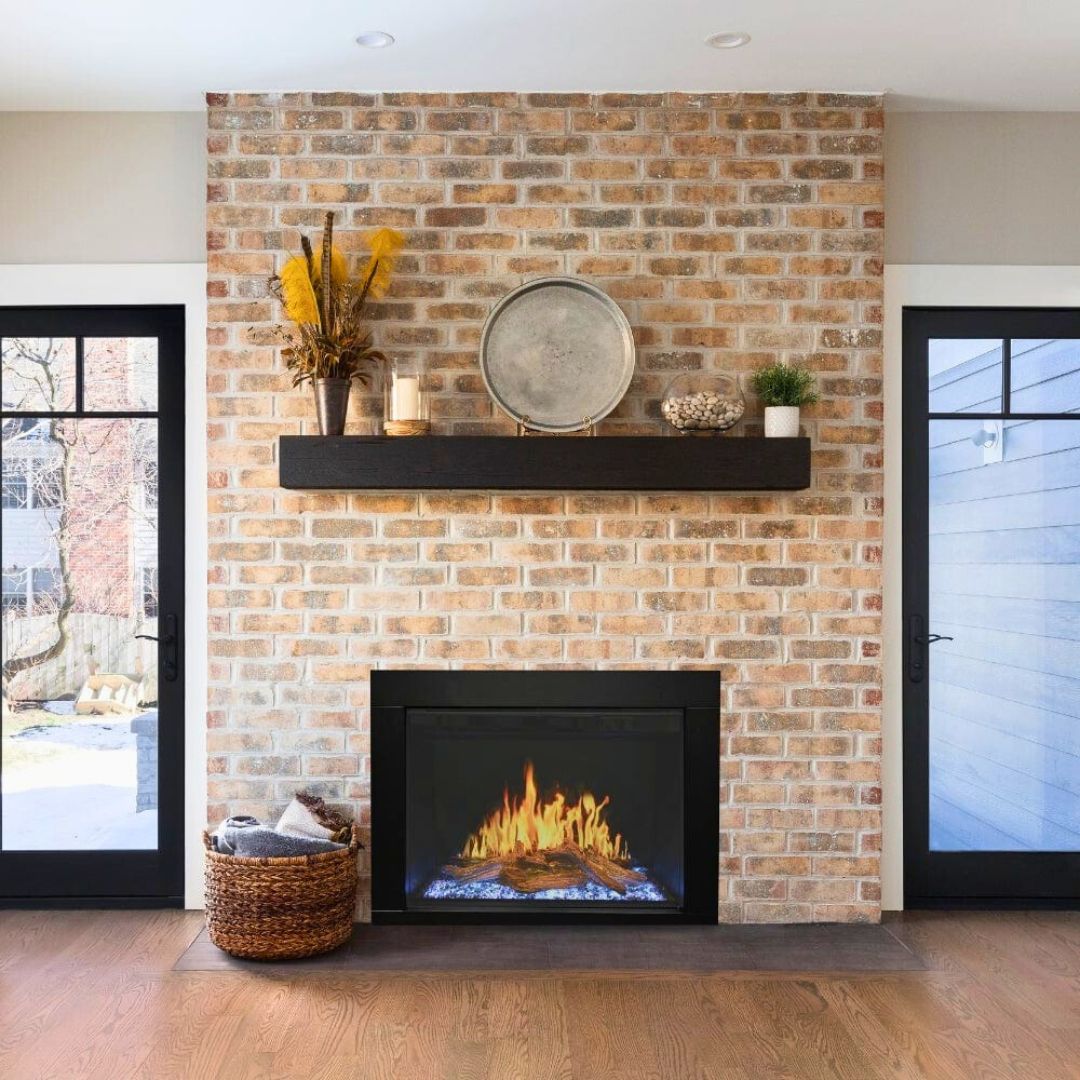Modern Flames Orion Built-In Smart Electric Fireplace - Realistic Flame Effect, WiFi & App Control - Perfect for Living Room, Bedroom & Home Theater Ambiance
