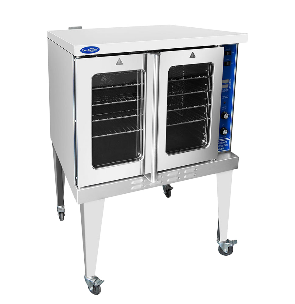 Atosa ATCO 513NB Single Deck Commercial Gas Convection Oven - 46,000 BTU Heavy Duty for Restaurants, Bakeries & Catering - Perfect for Baking, Roasting & Reheating Food