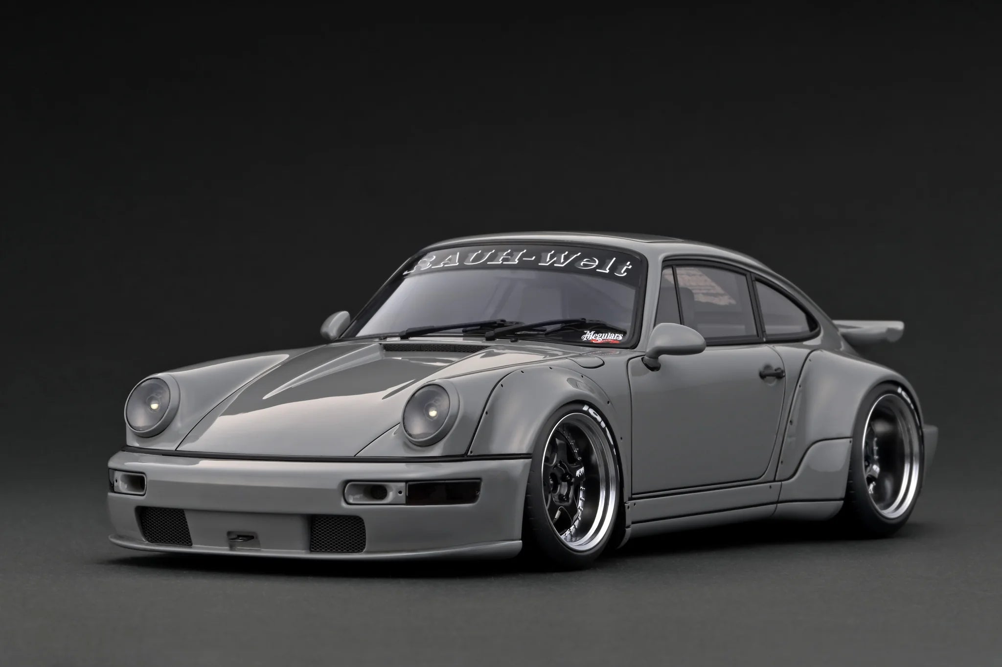 1:18 Scale Porsche 964 RWB Diecast Model Car - Gray Collector's Edition | Perfect for Car Enthusiasts, Display & Gift Giving